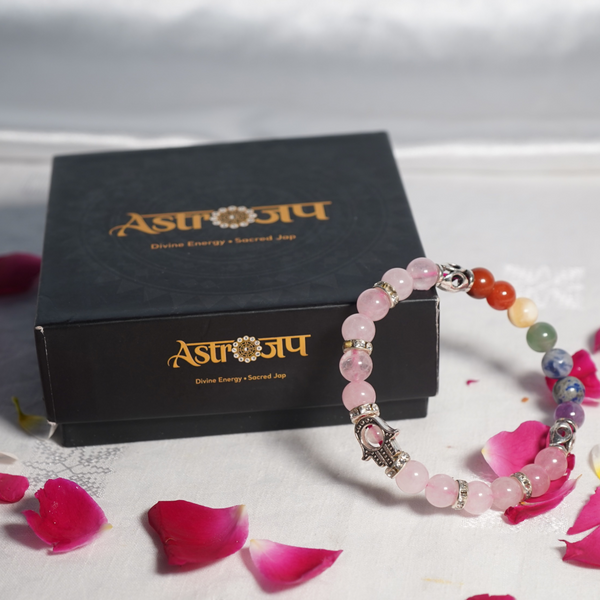 7 charakra with Rose Qurz