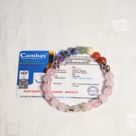 7 charakra with Rose Qurz