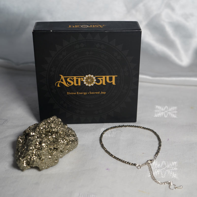 Raw Pyrite Anklet